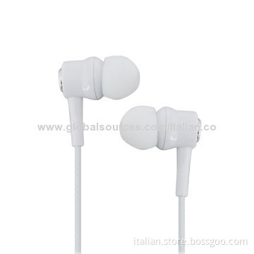 Wholesale cheap plastic wired earphone with volume controlNew